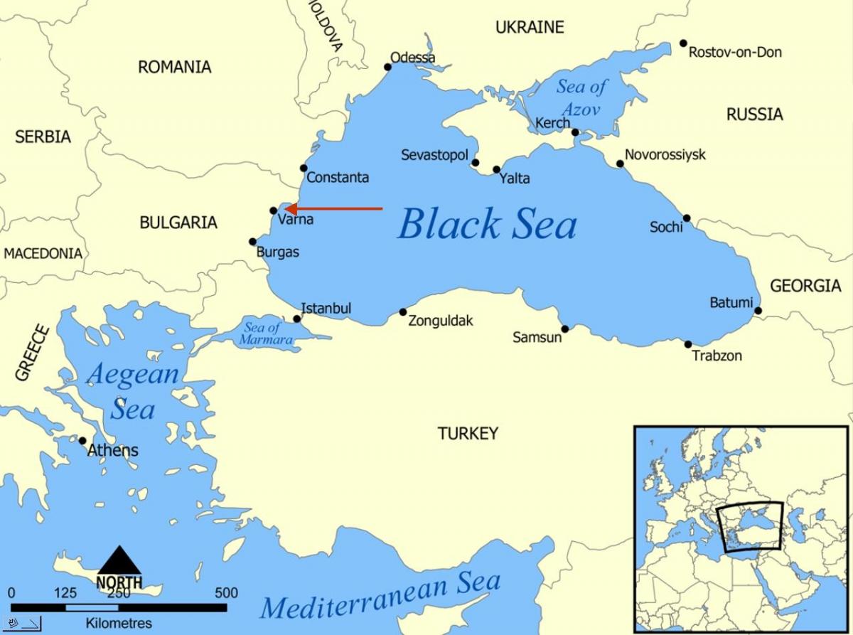 Bulgarien Lage in Weltkarte