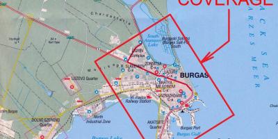 Karte burgas Bulgarien