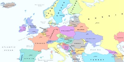 Europa-Karte zeigt, Bulgarien