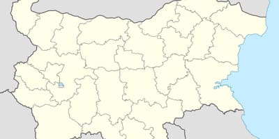 Landkarte von Bulgarien-Karte-Vektor